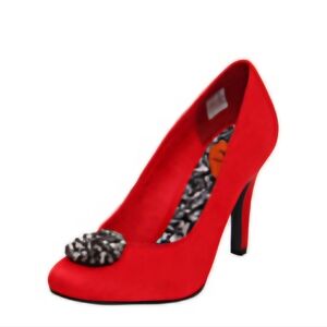 ROCKET DOG Ophelia Embellished Satin Pumps Red Size 7